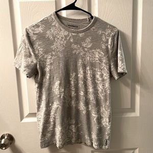 Express mens floral graphic T-shirt